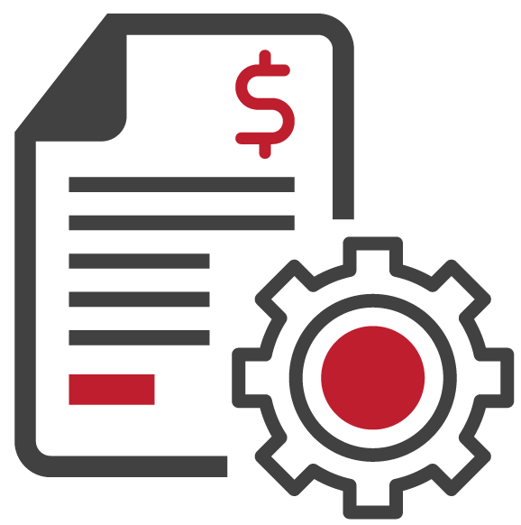 Medical billing services fee icon